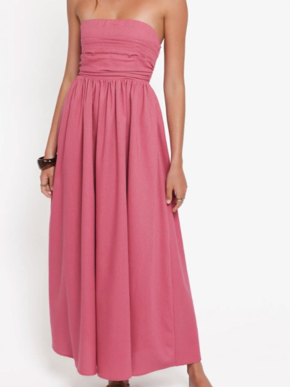 Petal & Pup Nesta Strapless Maxi Dress (Size XS)